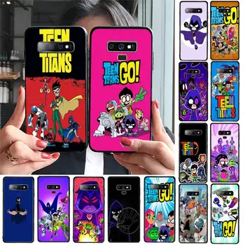 YNDFCNB Teen Titans Telefono dėklas Samsung Galaxy S10 S20 Plius S10E S5 S6 S7edge S8 S9 S9Plus S10lite 2020 m.