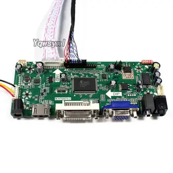 Yqwsyxl Rinkinys QD17EL07 Red. 11 HDMI + DVI + VGA LCD LED ekrano Valdiklio Tvarkyklę Valdyba
