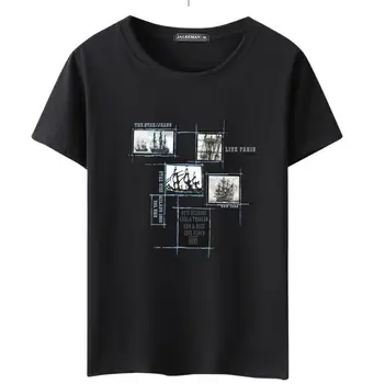ZNG 2020 Naujas Vasaros vyriški marškinėliai Atsitiktinis trumparankoviai Medvilnės Hip-Hop Tee Marškinėliai Homme Muzikos Spausdinti Juokinga T-shirt Vyrai Tees