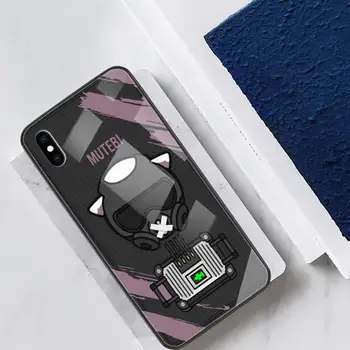 ZUOHC Rainbow Six Apgulties Telefono dėklas Skirtas Iphone 11 12 Pro Max XR 8 PLIUS Padengti Atveju Stiklas 