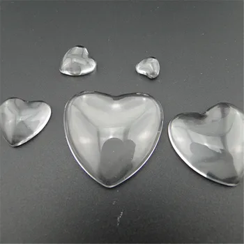 širdies formos/blizgančiais skaidrus safyro stiklas pleistras 