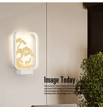 Šiuolaikinių Led Siena Lempos, Koridorius, Viešbučio Sienų apšvietimo Sienos Sconse Patalpų Lengvosios Aikštėje LED lempos aukso modelis pušis Namo Apšvietimas