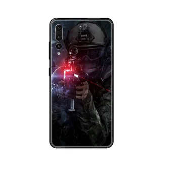 Žaidimas Warface Telefoną atveju Huawei P 8 10 20 30 Smart Plus 2019 Z Lite Pro 2017 2019 black soft cell padengti tpu funda tendencija