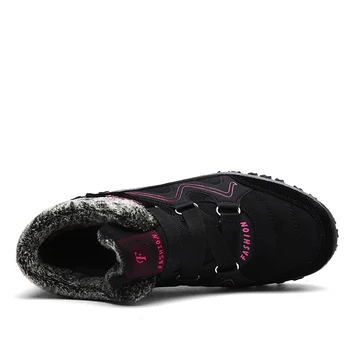 Žiemą Vyrai Vaikščiojimo Batai, Sportbačiai, Lauko Laipiojimo Trekas batai Žiemos vaikščiojimo batai moterims Sniego Batai Didelio dydžio 35-46