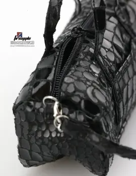 1/6 tendencija kareivis krokodilo modelis lakinės odos ryškiai paviršiaus sporto didelis kuprinės pečių maišą rankinėje žaislas kuprinė sandėlyje