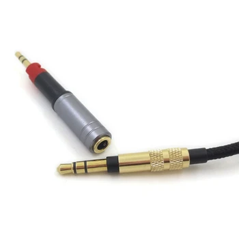 1 Vnt 3,5 mm Ausinių Adapteris Jack Plug Konverteris Audio-Technica ATH-M70X M40X M50X M60X Už Sennheiser - HD518 HD598 HD599