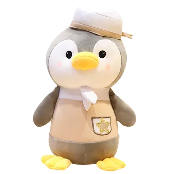 1 vnt Milžinišką Minkštas Riebalų Pingvinas Pliušinis Žaislas su kaklaraištis tuffed Animacinių filmų Gyvūnų Lėlės Mados Žaislas Vaikams Kūdikių Gražių Merginų Kalėdų dovana