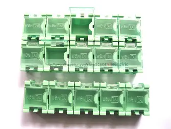 100 Žalia SMT SMD Elektroninis Komponentas, Mini Saugojimo Dėžutė