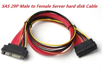 100vnt 29P Vyrų ir Moterų ilgintuvas Serverio Standųjį Diską Ryšio Perdavimo Kabelis Su PCB spausdinimo plokštės