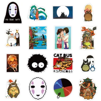 100VNT Animacinių filmų Hayao Miyazaki Atkakli Toli Anime Lipdukai, Nešiojamas Gitara Šaldytuvas Lagaminą Riedlentė Grafiti Lipdukas Vaikams, Žaislai