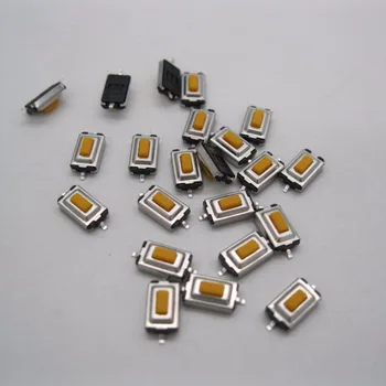 100vnt Aukštos Kokybės 3x6x2.5mm SMD oranžinis Mygtukas Jungiklis Mikrojungiklis Tact Switch 3*6*2.5 mm