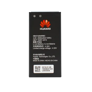 100vnt/daug Originalios Baterijos HB474284RBC Už Huawei Honor 3C Lite C8816 C8816D G521 G615 G601 G620 Y635 Y523 Y625 Batteria