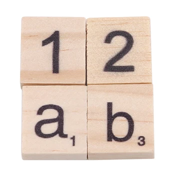100vnt/Maišas Montessori Matematikos Žaislas Medinis Švietimo Vaikai Raidės Ir Simboliai Medinių Blokas Mokymo, Ugdymo, Vaikams, Žaislai, Dėlionės