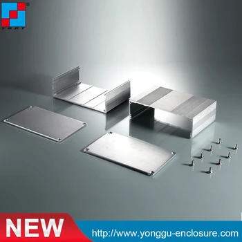 145*82*200 mm (WxHxL) Elektroninių OEM Aliuminio Ekstruzinio Talpyklos sidabro spalvos