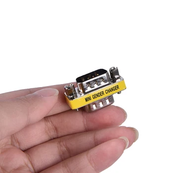 15 Pin VGA, SVGA HD15 Lyčių Keitiklio Jungtis Adapteris Keitiklis Vyrų Vyrų 1pc