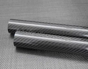17mm ODx 13mm ID Anglies Pluošto Vamzdžių 3k 500MM Ilgio (Roll Suvynioti) anglies vamzdelių , su pilnas anglies, Japonija 3k pagerinti medžiaga