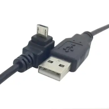 1m Iki 90 Laipsnių Kampu Micro USB Male į USB Įkrovimo Kabelis mobilusis Telefonas ir Tabletė