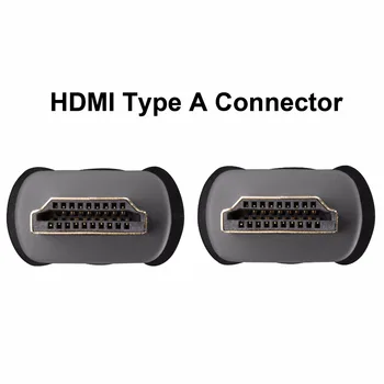 (1Meter) 4KX2K 3D HDMI Cable Type A 2.0 versija Vyrų Vyrų 60FPS kabelis HD TV LCD nešiojamas PS3 projektorius, kompiuteris kabelis