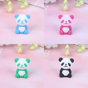 1Pc Animacinių filmų Gyvūnų Mielas Panda Gumos Trintukas Kawaii Raštinės reikmenys Studentų Piešimo Dizaino Korekcijos Mokyklos raštinės Reikmenys