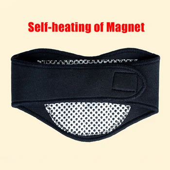 1PCS Magneto Terapija Savarankiškai šildymo Petnešomis Apvyniokite Kaklą Apsaugoti Juosta Body Massager Diržo Magnetinis Turmalino Kaklo Parama Diržas