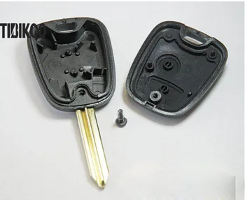 2 Mygtukus Nuotolinio Klavišą Shell Citroen Berlingo, Saxo Xsara Picasso FOB Automobilio raktas atveju SX9 peilis