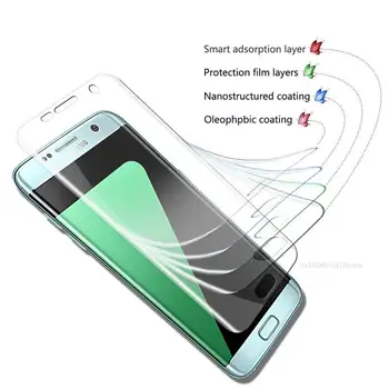 2 VNT 3D Pilnas draudimas Screen Protector for Samsung Galaxy S10 Plius S10E S8 S9 Pastaba 8 9 S 10 Minkštas Hidrogelio Filmas Ne Grūdintas Stiklas