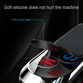 2020 Automobilinis Telefono Laikiklis Magnetiniai Mini Juostelės Formos Stovas Universalus IPhone Samsung Biuro, Miegamojo GPS Car Mount Prietaisų skydelis