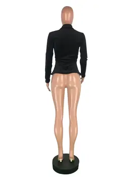 2020 m. Pavasarį, Rudenį Karšto Rekomenduojame Stiliaus Moteris Stovi Apykakle ilgomis Rankovėmis Megztinis marškinėliai Didelė Burna Spausdinti Femme Klasikinis Streetwear