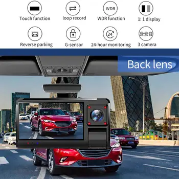 2020 Naujas Dash Cam 1080P FHD DVR Automobilių Vairavimo Diktofonas 3