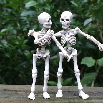 2021 Naujas Kilnojamasis Ponas Kaulai, Skeletas Žmogaus Kaukolės Modelis, Viso Kūno, Mini Pav Žaislas Helovinas