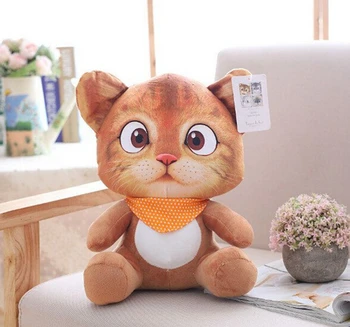 20cm 3D Kačių Žaislai Kawaii Pliušinis Gyvūnų Katės Lėlės Dovanos