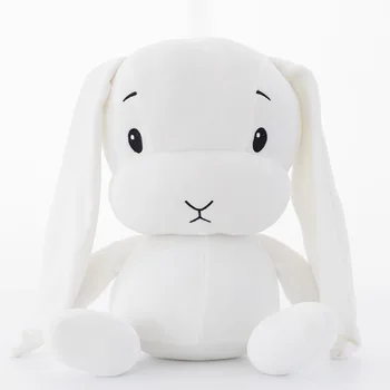 25/50cm Kawaii Lucky Rabbit Lėlė Baby Raminantis Maža Balta Katytė Pagalvę Pliušinis Žaislas, Įdaryti Gyvūnų, Vaikų Dovanų