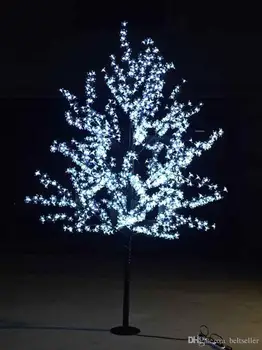2M 6.5 pėdų Aukščio LED Dirbtinė Vyšnių Žiedų Medžio Šviesos Kalėdų Šviesos 1152pcs LED Lemputės 110/220VAC Rainproof pasakų sodas Ch