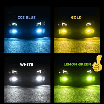 2VNT H8, H11 Automobilių, LED Lemputes, Vairavimo Rūko Šviesos Lempos Lemputė Renault Megane Fluence Koleos Platumos
