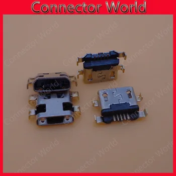 2vnt micro mini USB Įkroviklio lizdas kištukinis lizdas Jungtis Dalys ir QC Dokas prijunkite Įkrovimo lizdas pakeitimo