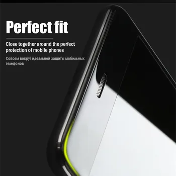 2VNT Visą Klijai Screen Protector For Samsung Galaxy A51 Grūdintas Stiklas Visiškai Padengti Stiklo Samsung A51 A515 9H 2.5 D Premium Filmas