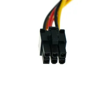 2x 4 Pin Molex 6-Pin PCI-E, ATX PSU Maitinimo Adapteris Grafika Vaizdo plokštė Konverteris Kabelių Linijos Adapteris Maitinimo Kabeliai