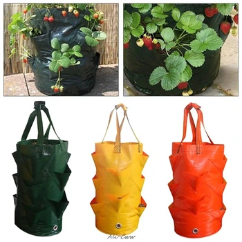 3 galonų braškių sodinimo maišelį sodo lapų oro augalų sodinimo maišelį aplinkos apsaugos kvėpuojantis Sodas Priedų