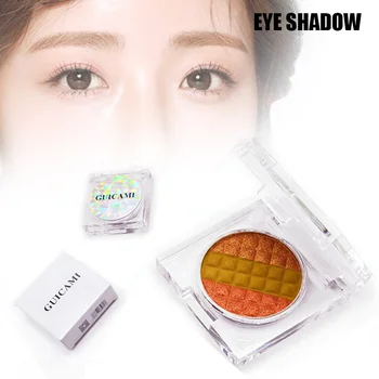 3 Spalvų Sudurti Eyeshadow Makiažas Pallete Matinis Shimmery Ilgalaikį Šilkinį Milteliai Makiažas Rinkinys MH88