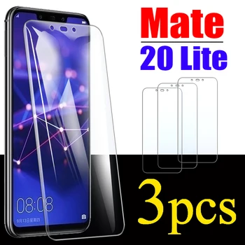 3 vnt Už Huawei mate 20 lite apsauginis stiklas huawai nova3i screen protector mate20lite P Smart Plus 