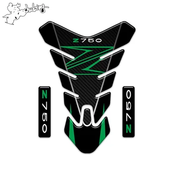 3D Emblema Kuro Bako Traukos Pusėje Mygtukai Decal Apsauginiai Lipdukai Motociklui Už Kawasaki Z750 Z 750 z750 dovana wrap cutter vespa