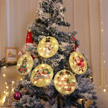 3D Kabo Pakabukas Kalėdos Dekoratyvinis Apšvietimas Kalėdų LED String dega Gyvenamasis Kambarys Patalpų Lengvosios Kalėdų Papuošalai