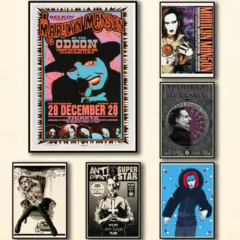 40 Dizaino Marilyn Manson Whitepaper Plakatas Alternatyvių Abstraktaus Meno Tapybos Juokinga Siena Lipdukas Kavos Namai Baras