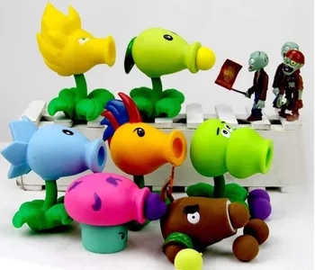 41styles spalvotų Augalai vs Zombies PVC Veiksmų Skaičiai PVZ Augalų + Zombiai Duomenys Žaislai vaikams, žaislai vaikams