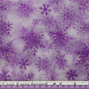 43165 50*147CM violetinė blizgučiai Sniego gabalą marlės audinio Audinio Vaikų Patalynės tekstilės , 