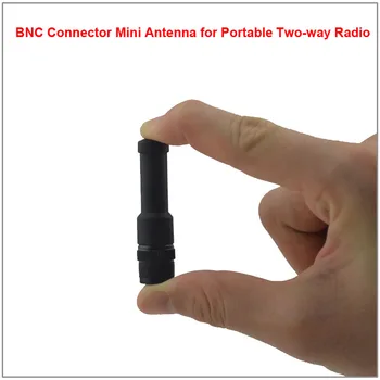5.5 cm, Ilgis-tik!!! BNC UHF 400-470MHz 1.5 dB Mini Antena Nešiojamų Du Būdu Radijo