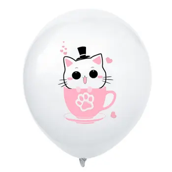 5pc/daug Mielas pet teacup katė teacup šuo animacinių filmų latekso balionas vestuves gimtadienis apdailos balionas vaiko vienerių metų