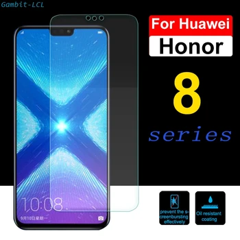 9H Apsauginė Ekrano Stiklo Huawei Honor 8 8X 8C 8S Grūdintas Huavei Huawey Honer 8 Lite pro 8A Protector 2.5 D Filmas