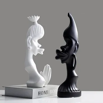 Abstrakcijos Pav Statula Krūtinė Afrikos Porų, Menų, Keramikos Amatų Office 