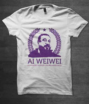 Ai Weiwei Marškinėliai Meno Politinis Aktyvistas